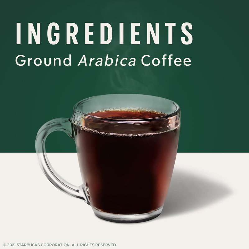 Starbucks K-Cup Coffee Pods, Medium Roast Hot or Iced Coffee, Pike Place Roast, 32 Keurig Pods