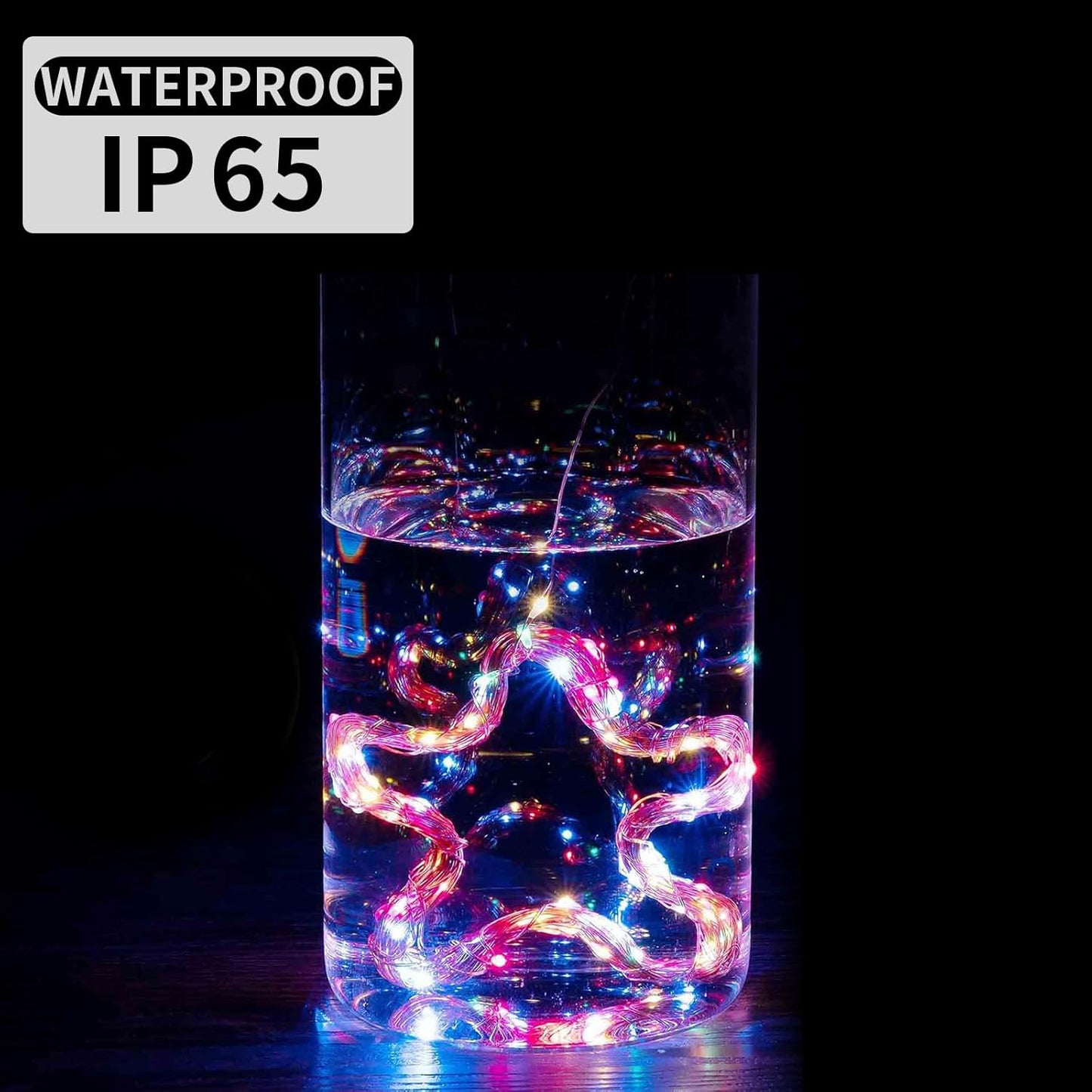 Skiennix 8-Pack Fairy Lights - 7Ft 20 LED Twinkle String Lights | Waterproof & Battery Operated for Parties, Weddings, & Holidays