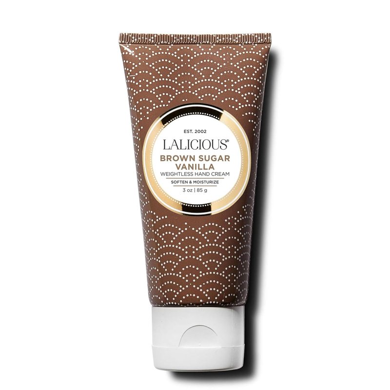 LaLicious Brown Sugar Vanilla Hand Cream - Natural Moisturizer with Mango Butter & Milk Thistle | 3oz