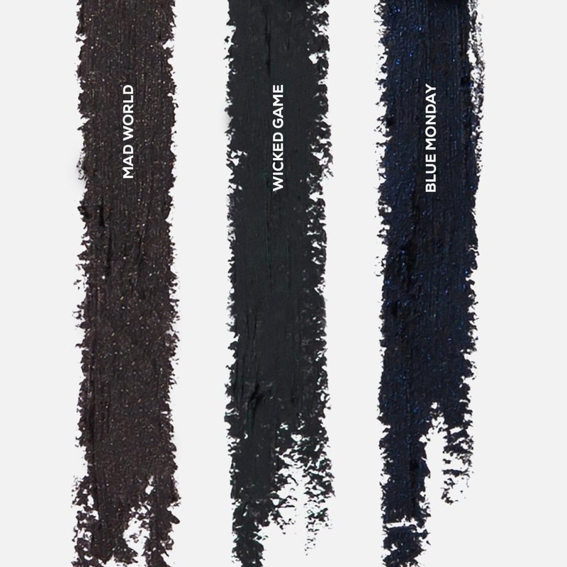 FLYTE.70 Eyeliner Definer Long Lasting Precision Ultra Fine Tip Waterproof Eye Pencil for Water Line With Built-in Sharpener for Cat Eye Winged Smokey Eyes Contour Smudge Proof & No Drag (Mad World)