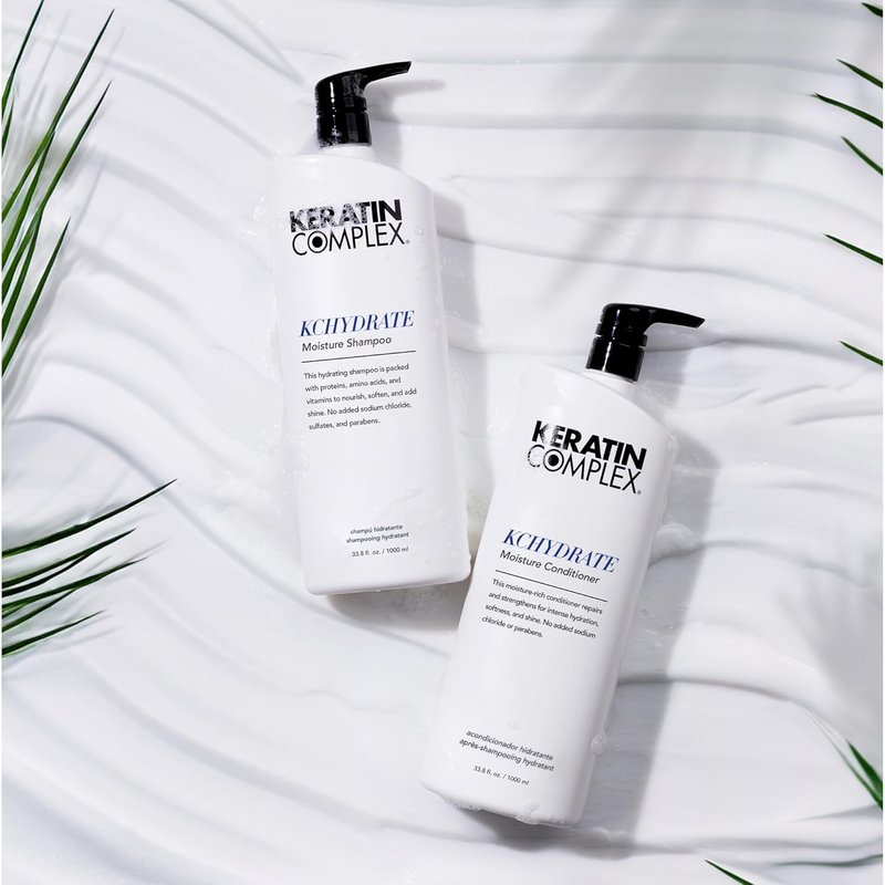 Keratin Complex Hydrating Shampoo - 33.8oz | Moisturizing Formula for Soft, Healthy Hair