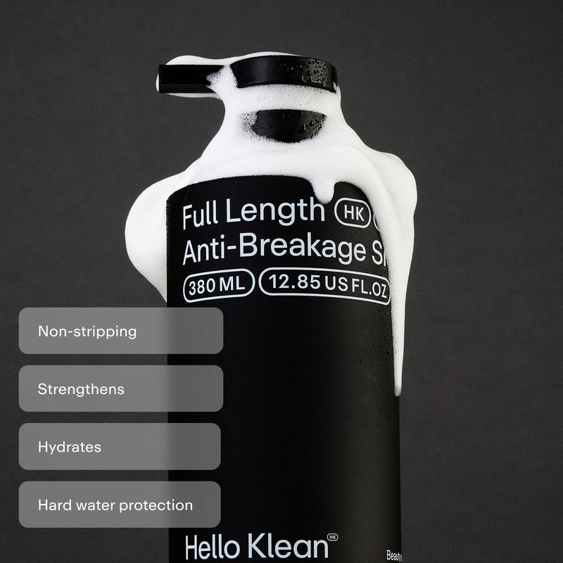 Hello Klean Anti-Breakage Shampoo - Repair Damaged Hair from Hard Water | Deep Cleansing Formula for Thicker, Healthier Locks