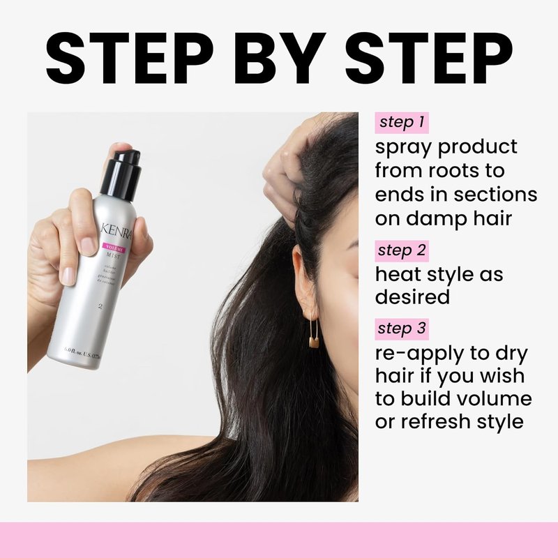 Kenra Professional Volume Mist 2 - Lightweight Volume Builder for All Hair Types | 6 fl. oz.