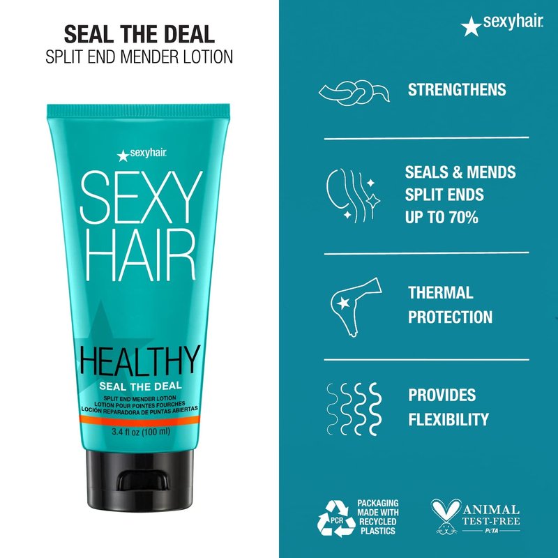 Healthy Seal Split End Mender Lotion - Nourishing Treatment for All Hair Types