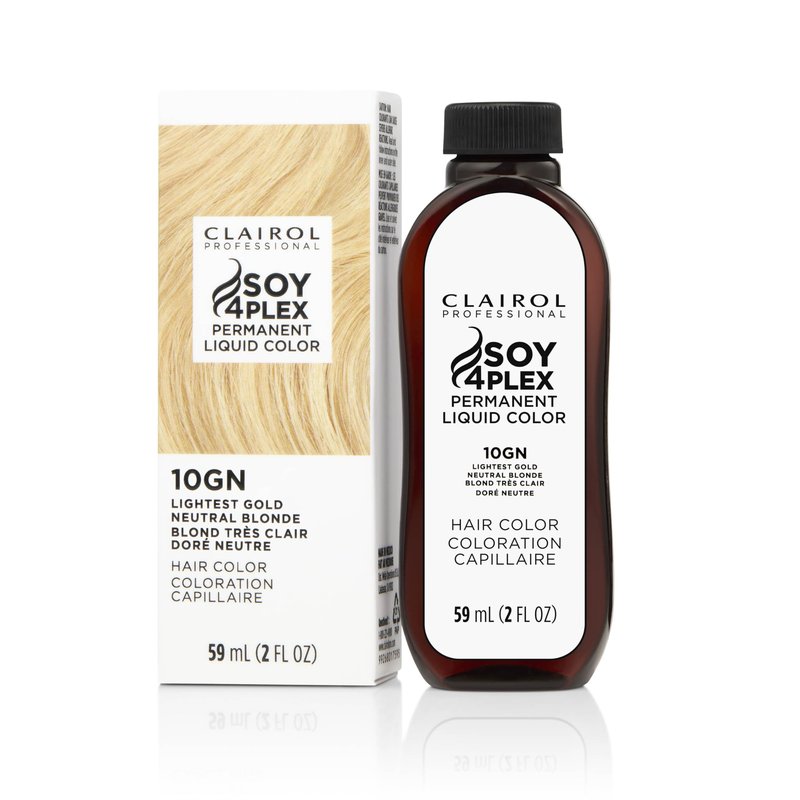 Clairol Professional Permanent Liquicolor, 10GN Lightest Gold Neutral Blonde, 2 Fl Oz - Packaging May Vary