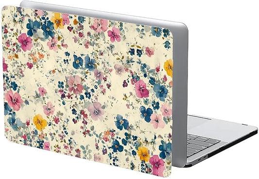 COTAIL Compatible with MacBook Air 13.3 13.6 Inch Case 2022 2021 2020 2019 Plastic Hard Shell Case Cover,13.6 Air (A2681) M2 2022, Small Pastel Flowers