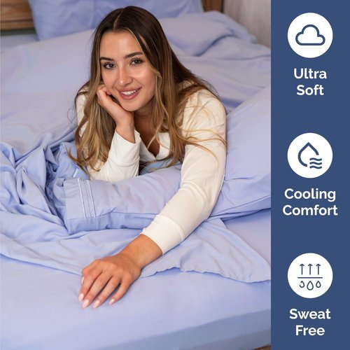 Comfy Twin Size 3 Piece Sheet Set by [Brand Name] | Breathable & Cooling Luxury Bedding - Ultra-Soft, Deep Pockets - Lavender