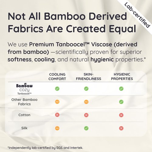 Bambaw 100% Viscose Derived from Bamboo Duvet Cover Queen Size – 3 Pieces Cooling Duvet Cover Queen Set, Soft Duvet Cover Queen Size, Breathable Duvet Cover Set, Soft Bedding Set, No Comforter (White)
