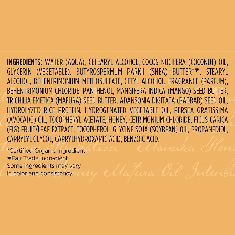 Shea Moisture Hair Mask - Manuka Honey & Mafura Oil for Extra Dry, Damaged Hair | 12 Oz Each, 2-Pack