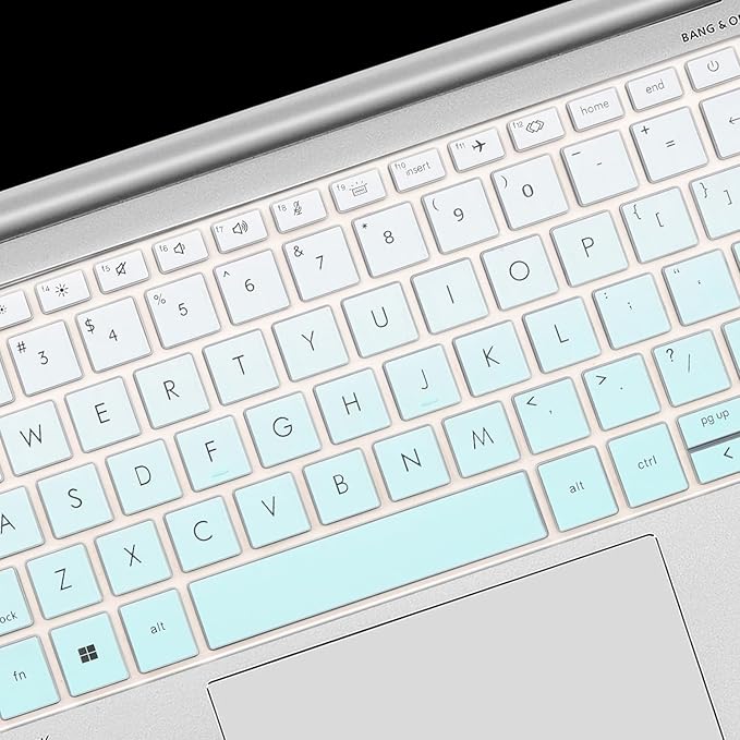 Keyboard Cover for HP EliteBook 830 835 840 845 1040 G9 G10 13.3 14 inch Laptop Accessories Keyboard Protective Skin (Not fit 840 845 1040 G8 G7 G6 G5 G4 G3)-OmbreMint