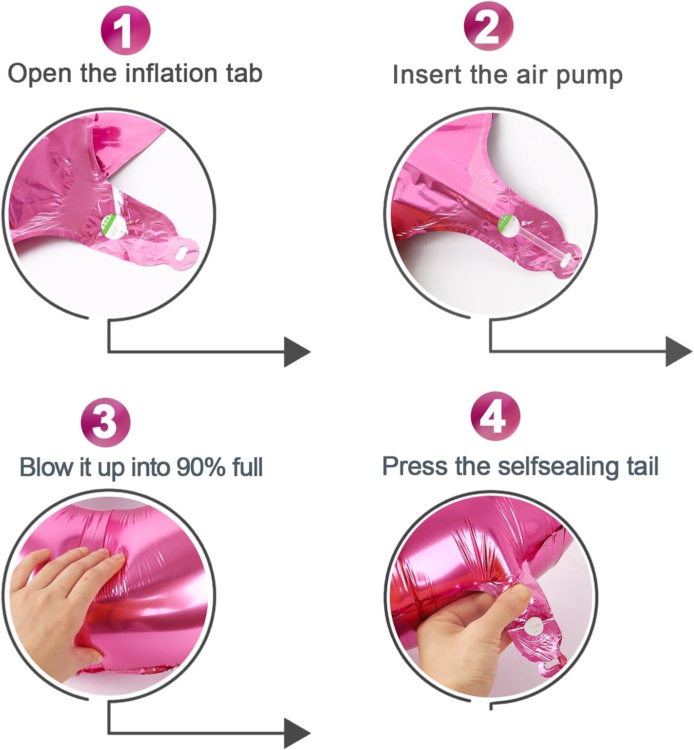 Pink 9 Balloon | 40-Inch Giant Number Balloon for 9th Birthday Decorations & Parties