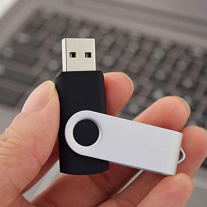 Aiibe 2GB Flash Drive 50 Pack 2GB USB Flash Drives Thumb Drive Bulk USB Drives USB 2.0 Memory Stick, Wholesale (2 GB, Black)
