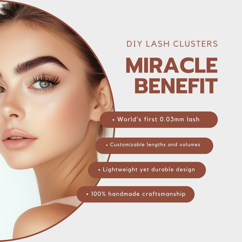 PARK SUNG HEE MIRACLE LASH DIY False Eyelashes, Lash Clusters, Lengthening Wisps 9mm-16mm Contact Lens Friendly, Easy to Apply, Reusable Strip Lashes (E1-220, 16mm), Black
