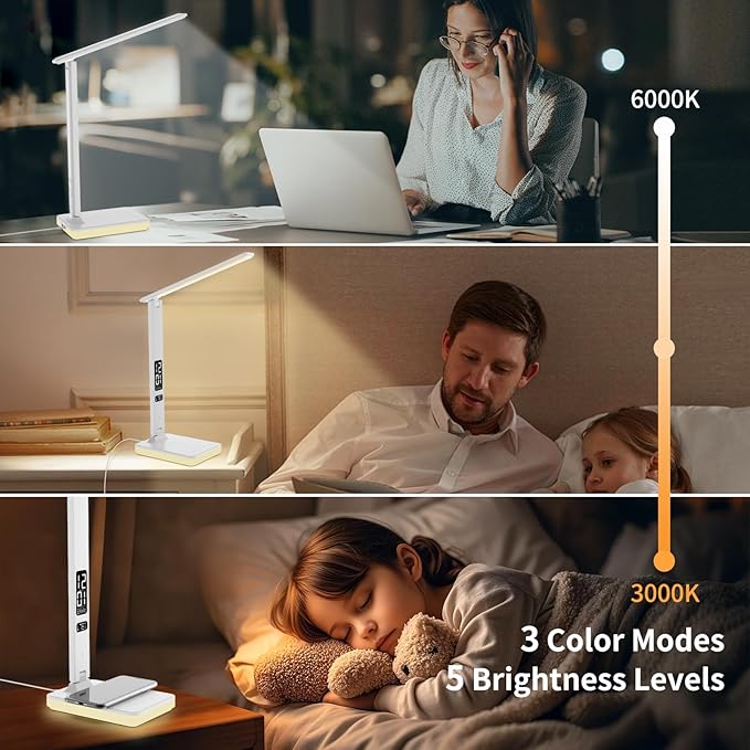 oviouit LED Desk Lamp for Home Office