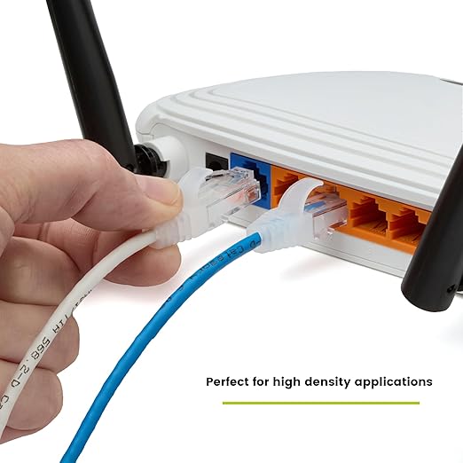 TRUECABLE Cat6 Component Rated Patch Cable, Unshielded (U/UTP), 2ft, White, 28AWG Stranded Pure Copper, Snagless 10G High-Speed Ethernet Cable, PoE++ 4PPoE 100W, UL Listed, RoHS-3, 1 Pack