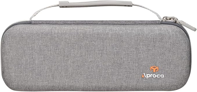 Aproca Case Compatible with Canon ImageFORMULA R10 / ImageFORMULA P-215II Portable Document Scanner, Hard Storage Bag for Accessories -Grey (Case Only)