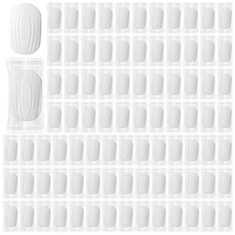 Heigble 200 Pcs 0.35 oz Mini Bar Soap in Bulk Individually Wrapped for Travel Size Hotel Soap Bars Amenities Toiletries for Guest Inns Hotels Bathroom Rentals Vacation