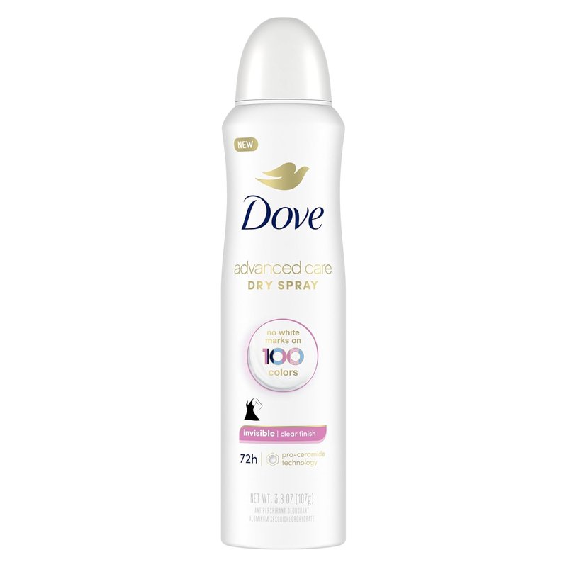 Dove Sensitive Skin Body Wash - Gentle Cleansing Formula | 30.6 Fl Oz (Pack of 3) & Advanced Care Antiperspirant Spray with Pro-Ceramide Technology