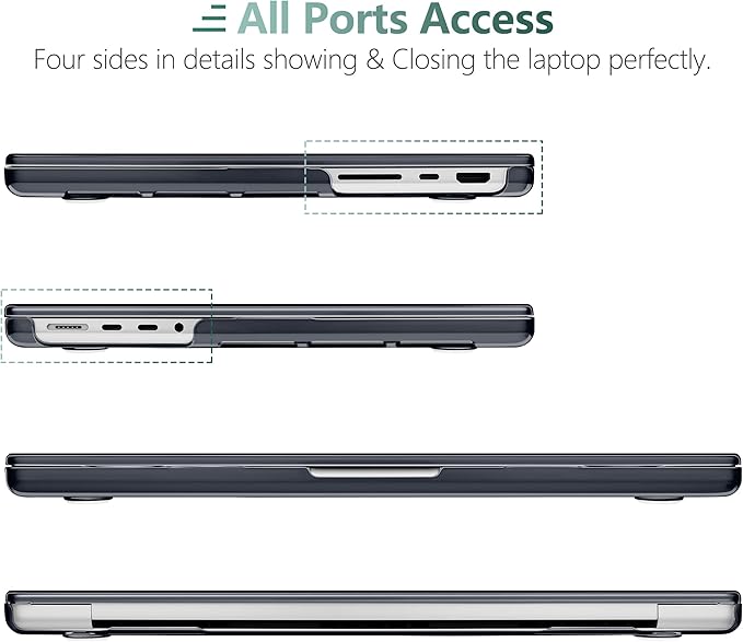 DONGKE Compatible with MacBook Pro 16 Inch Case (2026-2021 Release, M5 M4 M3 M2 M1 Pro/Max Chip), Plastic Hard Shell Cover with Keyboard Cover & Screen Protector for MacBook Pro 16", Power Flowers