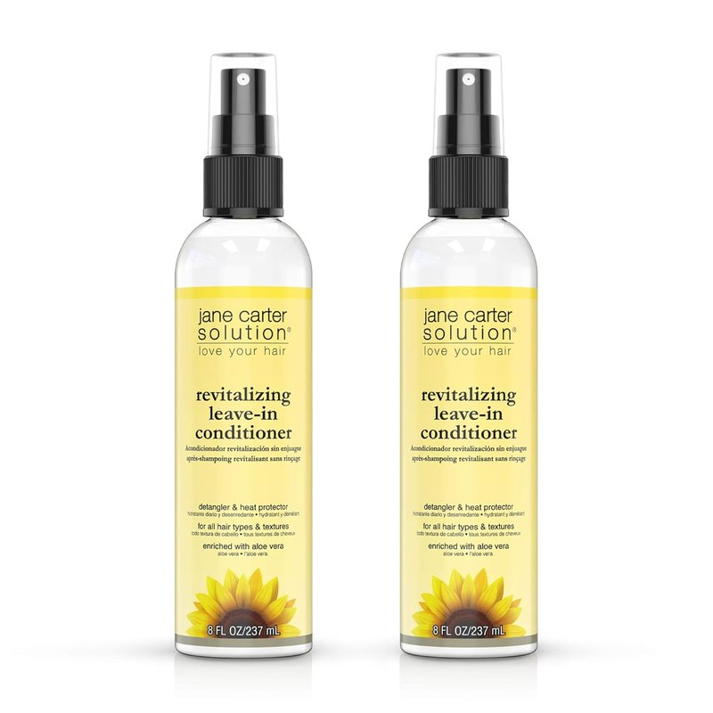 Revitalizing Leave-In Conditioner by Jane Carter - Nourishing Hair Treatment | 8 oz, 2 Pack