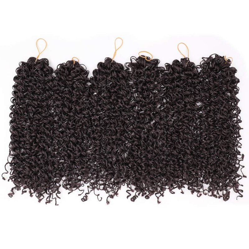 Wavy Small Box Braids Crochet Hair - 55-Inch Synthetic Extensions | 8 Packs, 28 Strands Each - Perfect for Black Women