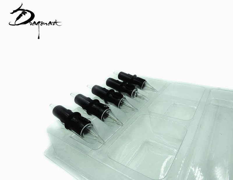 Dragon Art 25pcs Plastic Disposable Ink Cup Tray Pigment Rack Holder Tray Tattoo Accessories (Clear)