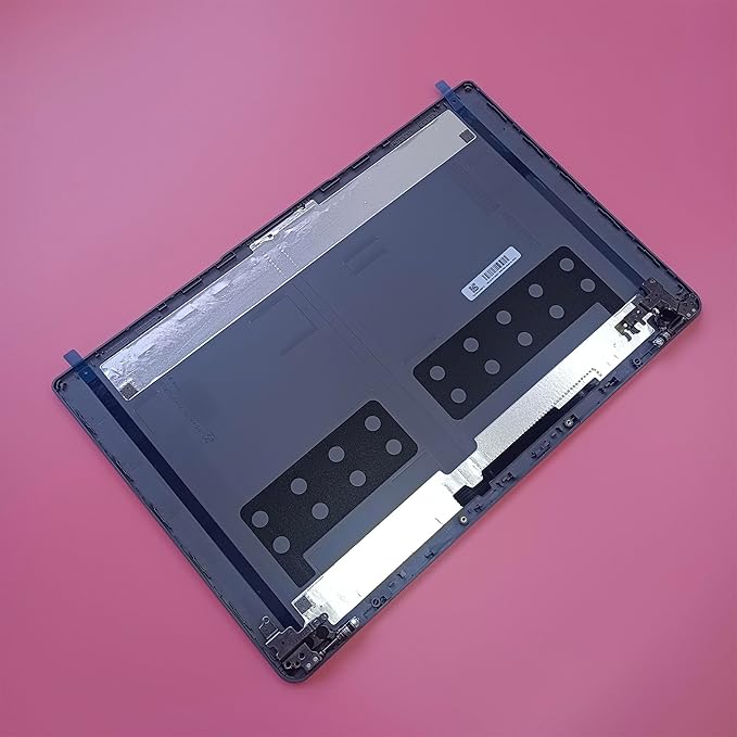Lyinsen Replacement Laptop LCD Cover Back Rear Top Lid Bezel Hinges with Hinge Cover for Lenovo IdeaPad 1 15ADA7 1 15AMN7 5CB1F36621 5B30S19034 5H50S29036 5CB1F36618 Silver