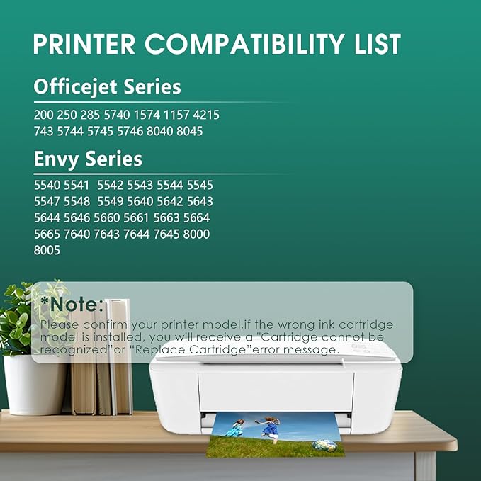 62XL 62 XL Ink Cartridges Black and Color for 62 Ink Cartridge Combo Pa