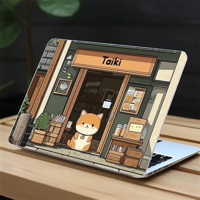 COTAIL Compatible with MacBook Air 13.3 13.6 Inch Case 2022 2021 2020 2019 Plastic Hard Shell Case Cover,13.3 Air (A1932/A2179/A2337), A Cute Shiba