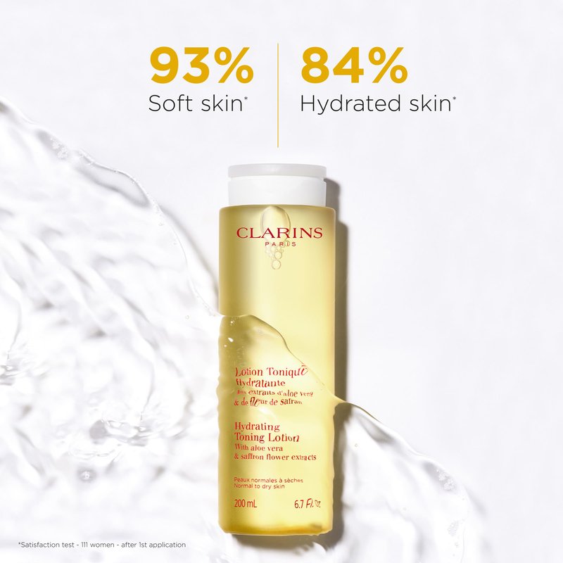 Clarins Hydrating Toning Lotion and One-Step Gentle Exfoliating Cleanser Bundle