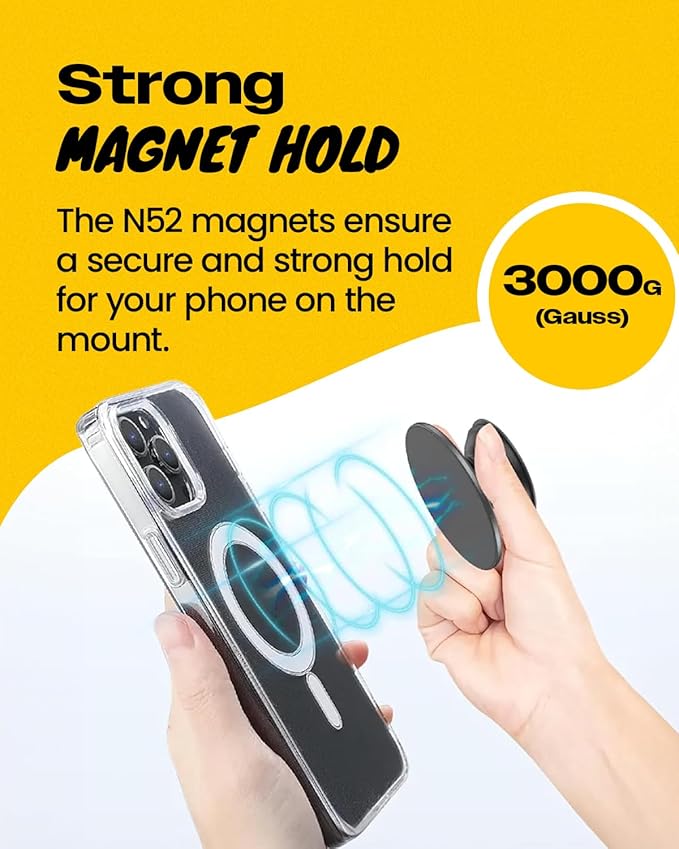 On The Grip 3 in 1 Magnetic Umbrella Sunshade Collapsible Expandable Phone Grip & Stand - Elegant Magsafe Compatible Phone Holder for Secure Grip and Hands-Free Viewing (Sky Blue)