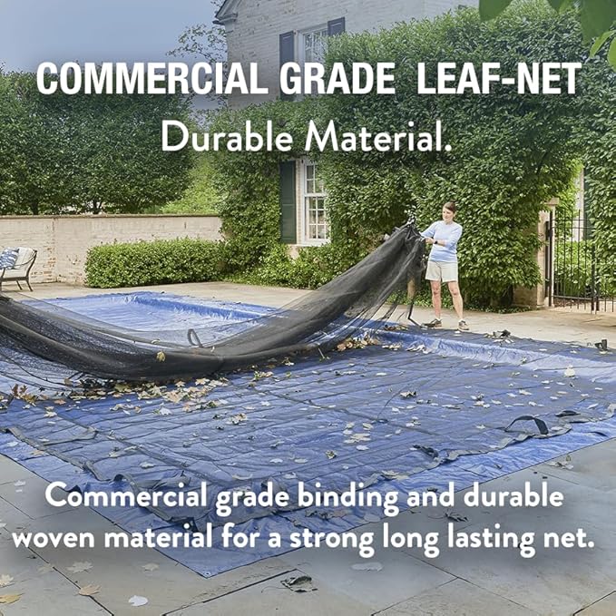 Doheny’s Professional Grade Leaf Nets for Above Ground Pools – 18' x 36' Oval – Makes Clean-Ups Fast – Lightweight, Versatile & Durable – Keeps Leaves Out