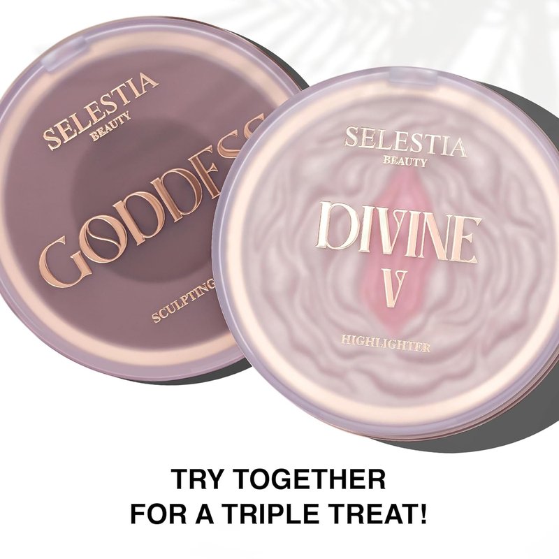 SELESTIA BEAUTY Powder Blush - High Pigmented Matte Pink Blush | Easy-to-Blend, 0.53 oz