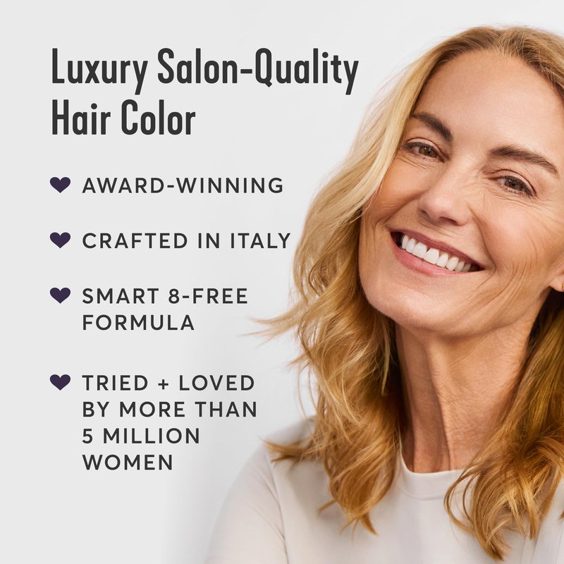 Madison Reed Radiant Hair Color Kit Plus for Long & Thick Hair – Ammonia-Free Permanent Hair Dye with Keratin, Argan Oil & Ginseng Root – 100% Gray Coverage, Salon-Quality Color at Home