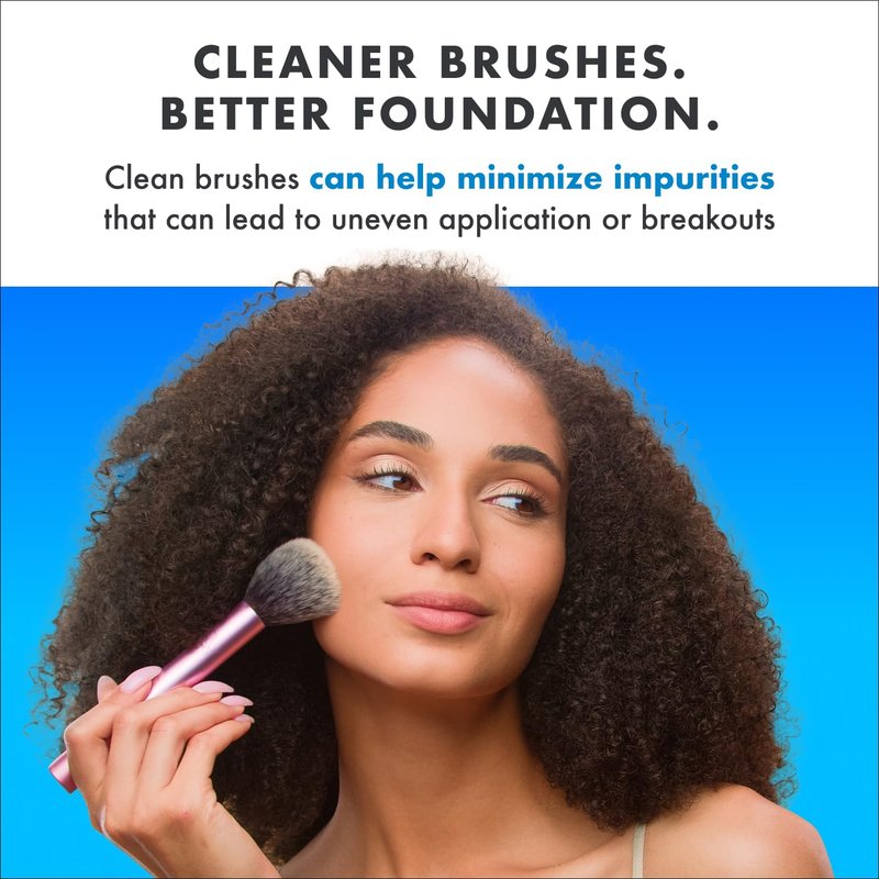 Cinema Secrets Makeup Brush Cleaner Spray - Original Blue Vanilla Formula | Quick-Drying & Rinse-Free
