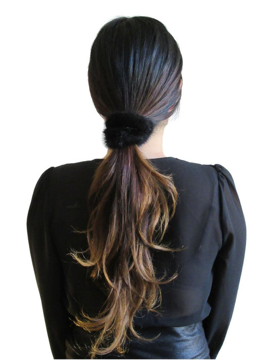 Mink Scrunchie - Luxurious Soft Hair Accessory for Effortless Style | Perfect for All Hair Types