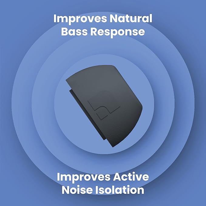 Foam Masters Ultra-Premium Memory Foam Ear Tips for AirPods Pro 1st & 2nd Gen | 3 Pairs | New Ver. | Secure Fit | Super Comfort | Better Noise Cancel | Replacement Buds (Assorted S/M/L, Space Gray)