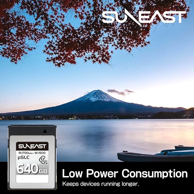 SUNEAST ULTIMATE PRO CFexpress Type B Card 640GB pSLC Series SE-CFXB640S1700