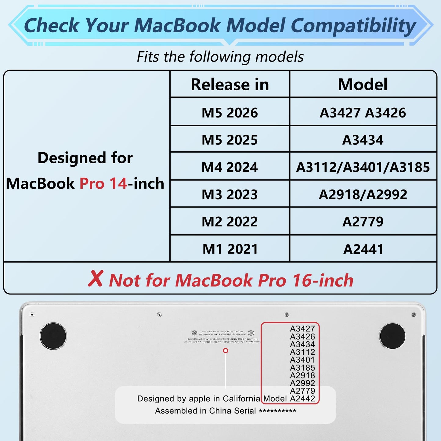 Tuiklol for MacBook Pro 14 Inch Case 2026 2025 2024 2023 2022 2021 Release M5/M4/M3/M2/M1 A2442 Pro/Max,Hard Shell Case with Screen Protector for Touch ID, Bow & Rose-White
