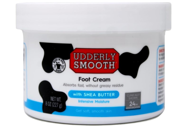 Udderly Smooth Foot Cream - Hydrating Shea Butter Formula | 8 oz (Pack of 3)