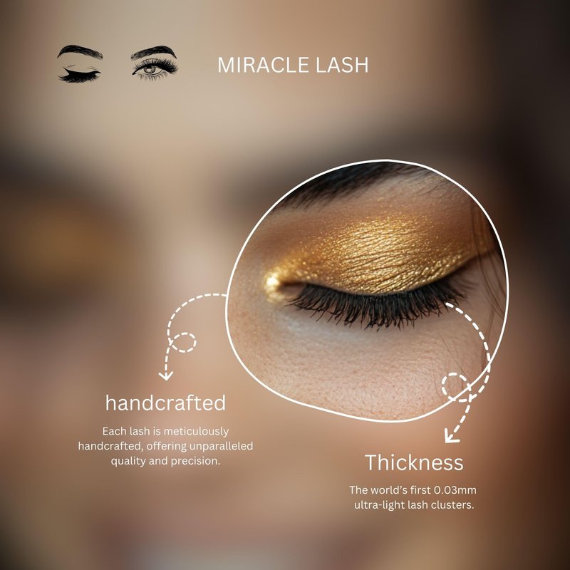 PARK SUNG HEE MIRACLE LASH DIY False Eyelashes, Lash Clusters, Lengthening Wisps 9mm-16mm Contact Lens Friendly, Easy to Apply, Reusable Strip Lashes (E1-220, 16mm), Black
