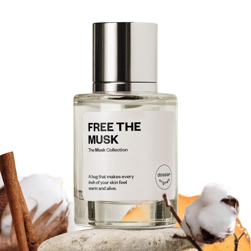 Dossier - Originals - Free The Musk - Eau de Parfum - Long-Lasting Clean Skin Musk Fragrance - Unisex - 1.7 fl oz (50ml)