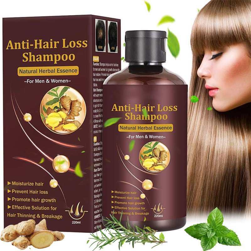 CIDBEST Hair Growth Shampoo - Anti-Thinning, Thickening Shampoo for Hair Loss & Grow Hair Fast for Men & Women, 220ML