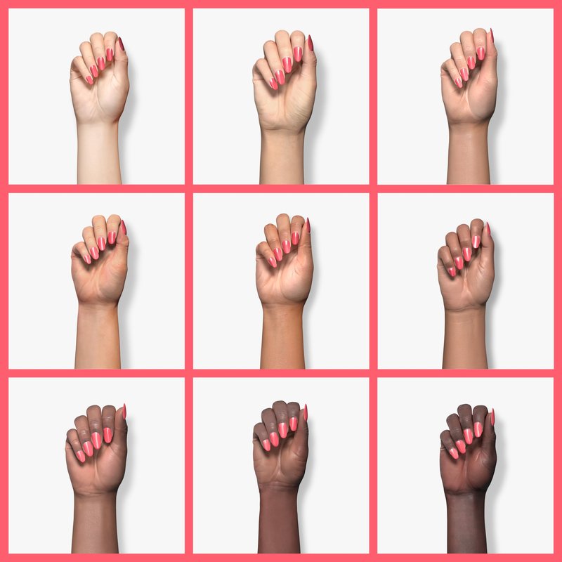 ILNP Summer - Warm Neon Coral Pink Cream Nail Polish