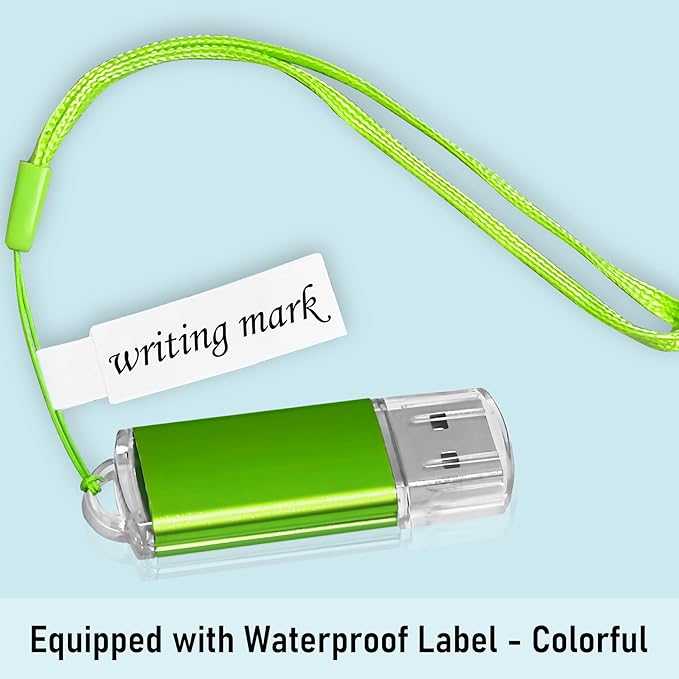 2GB USB Flash Drive 20 Pack Nicepicten Bulk USB Thumb Drives Jump Zip Drive USB 2.0 Memory Stick Flash Drive 2GB with 20PCS Lanyard Label - Green