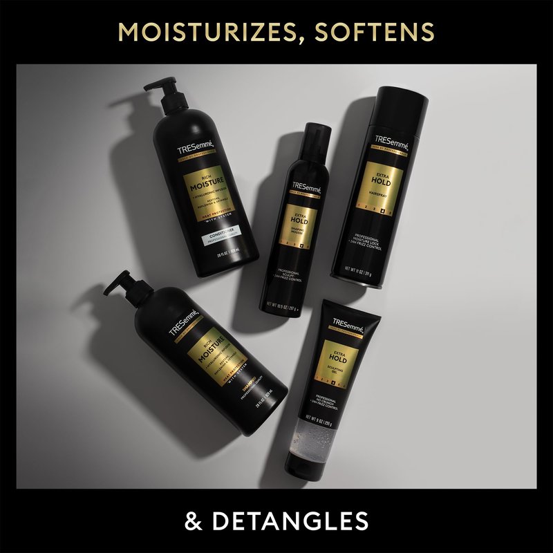 TRESemmé Sculpting Gel, Travel-Size, Extra Hold 12-Pack – Professional-Quality Formula, 24H Frizz Control, 2 Oz Ea