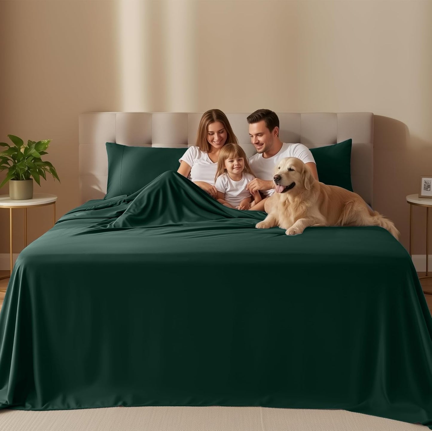 Utopia Bedding Twin XL Sheet Set - Soft Microfiber Bed Sheets with Pillowcase - Oeko Tex Certified (Emerald)