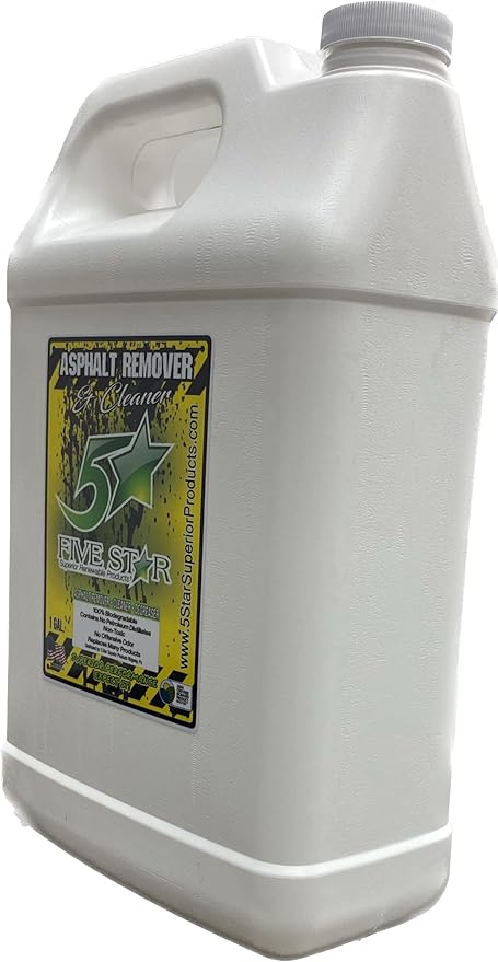 Asphalt Remover - 1 Gallon. Biodegradable, Cleaner, USDA Certified BioBased Product, No Offensive Odor, Superior Formula out-works dangerous products