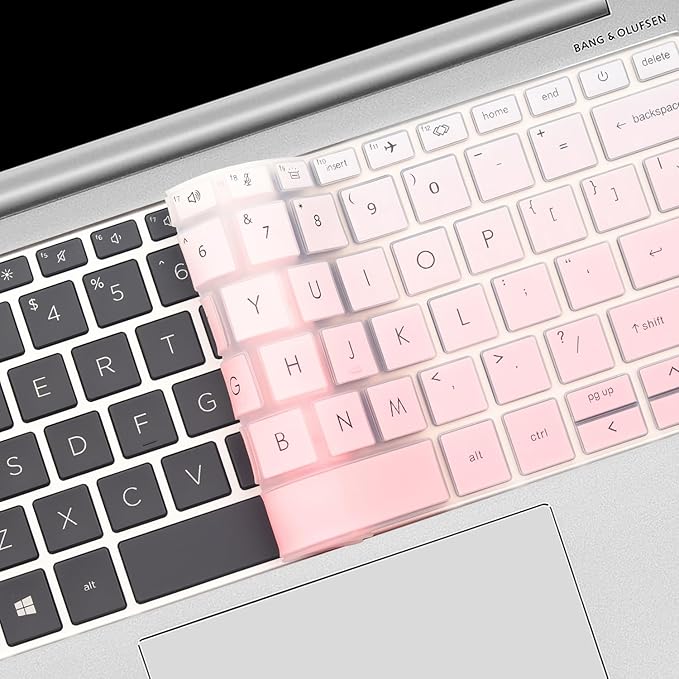 Keyboard Cover for HP EliteBook 830 835 840 845 1040 G9 G10 13.3 14 inch Laptop Accessories Keyboard Protective Skin (Not fit The 830/840/845/1040 G8 G7 G6 G5 G4 G3) -Ombrepink