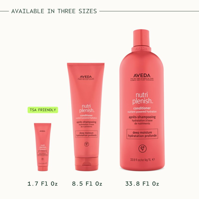 Aveda Nutriplenish Conditioner Deep Moisture | Rich Superfood Conditioner for Dry to Very Dry Hair | Organic Pomegranate Oil, Coconut Oil, Mango Butter | 96% Naturally Derived*, 8.5 Fl Oz